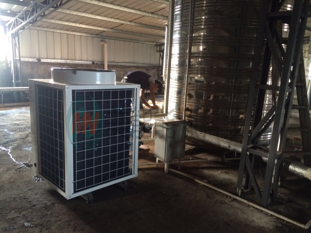 空氣源熱泵熱水器工程