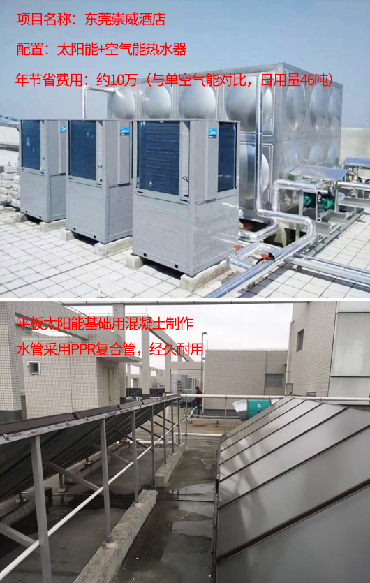 東莞酒店空氣能熱水器工程