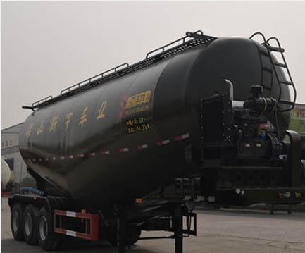 低密度粉粒物料運(yùn)輸半掛車